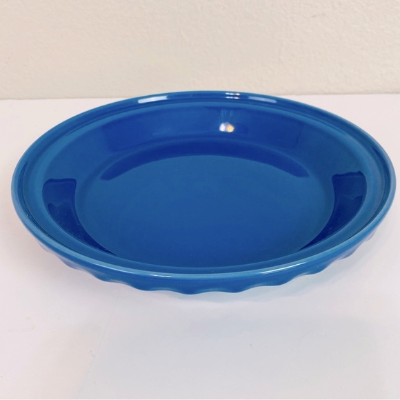 Homer Laughlin Cobalt Blue Fiesta Deep Dish Pie Baker 10” - Picture 1 of 5
